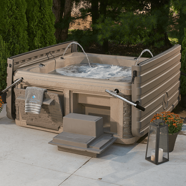 Vacation Rental Hot Tub Build